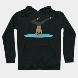 Lady doing yoga Hoodie